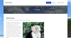 Desktop Screenshot of nicaliving.com